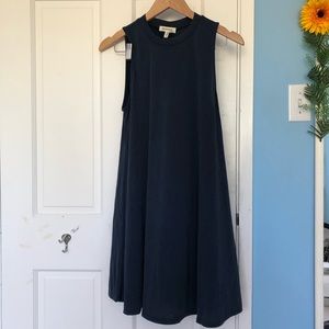 Blue shift dress